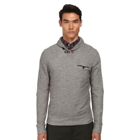 Billy Reid Shiloh Shawl Collar Sweater 